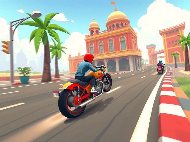 Nut Speedster gameplay showing Indian city racing